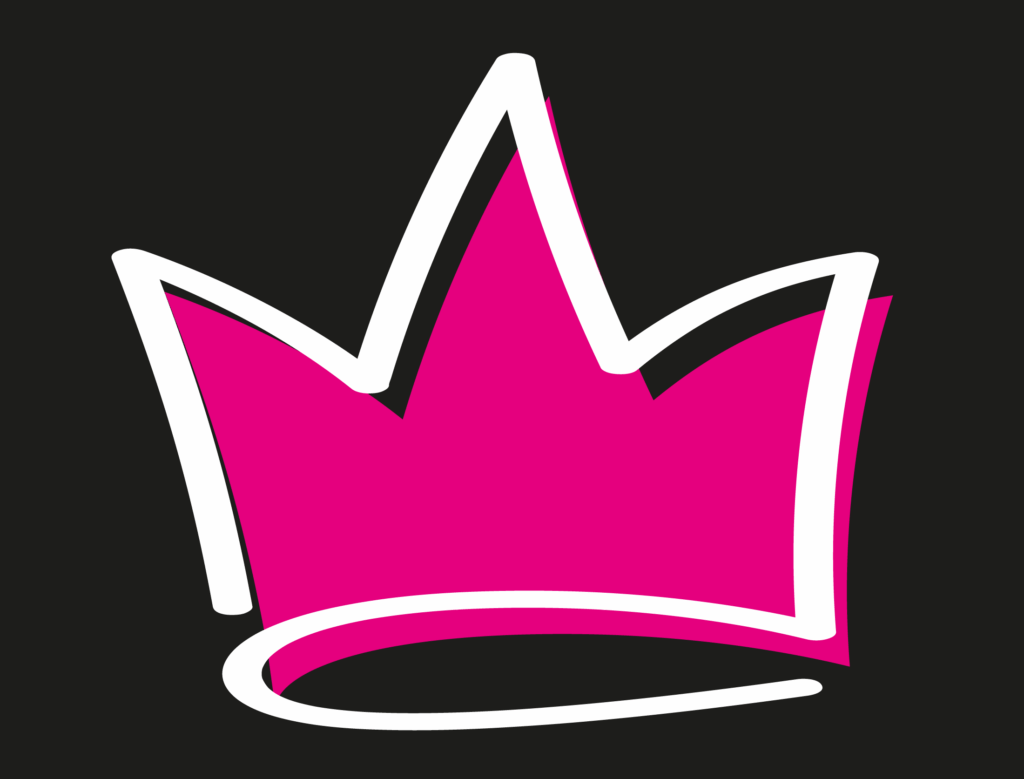 Krone des Keywordkönigs, pink - Bist du der Keywordkönig? - das große Quiz